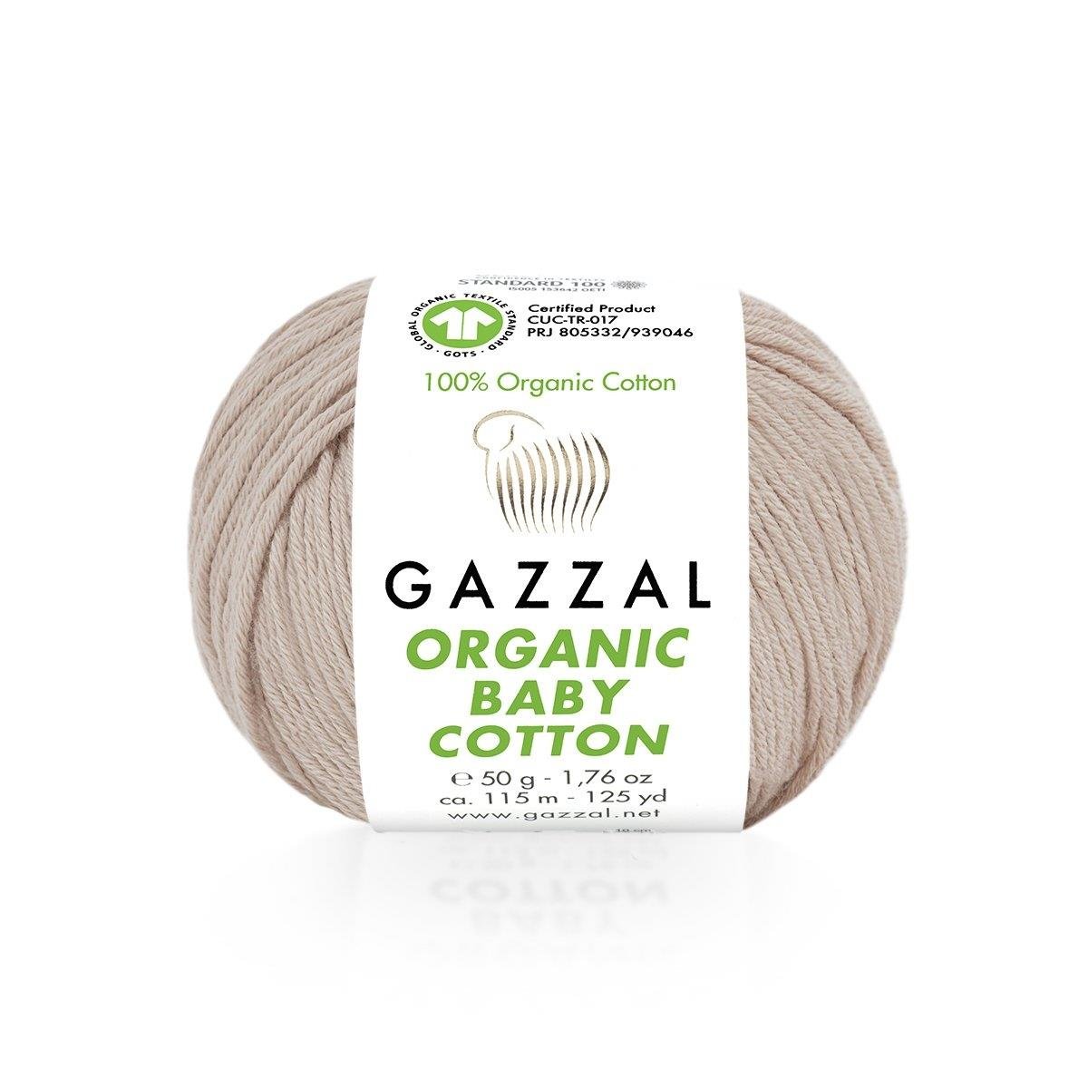 Gazzal Organic Baby Cotton Yarn 50g 416