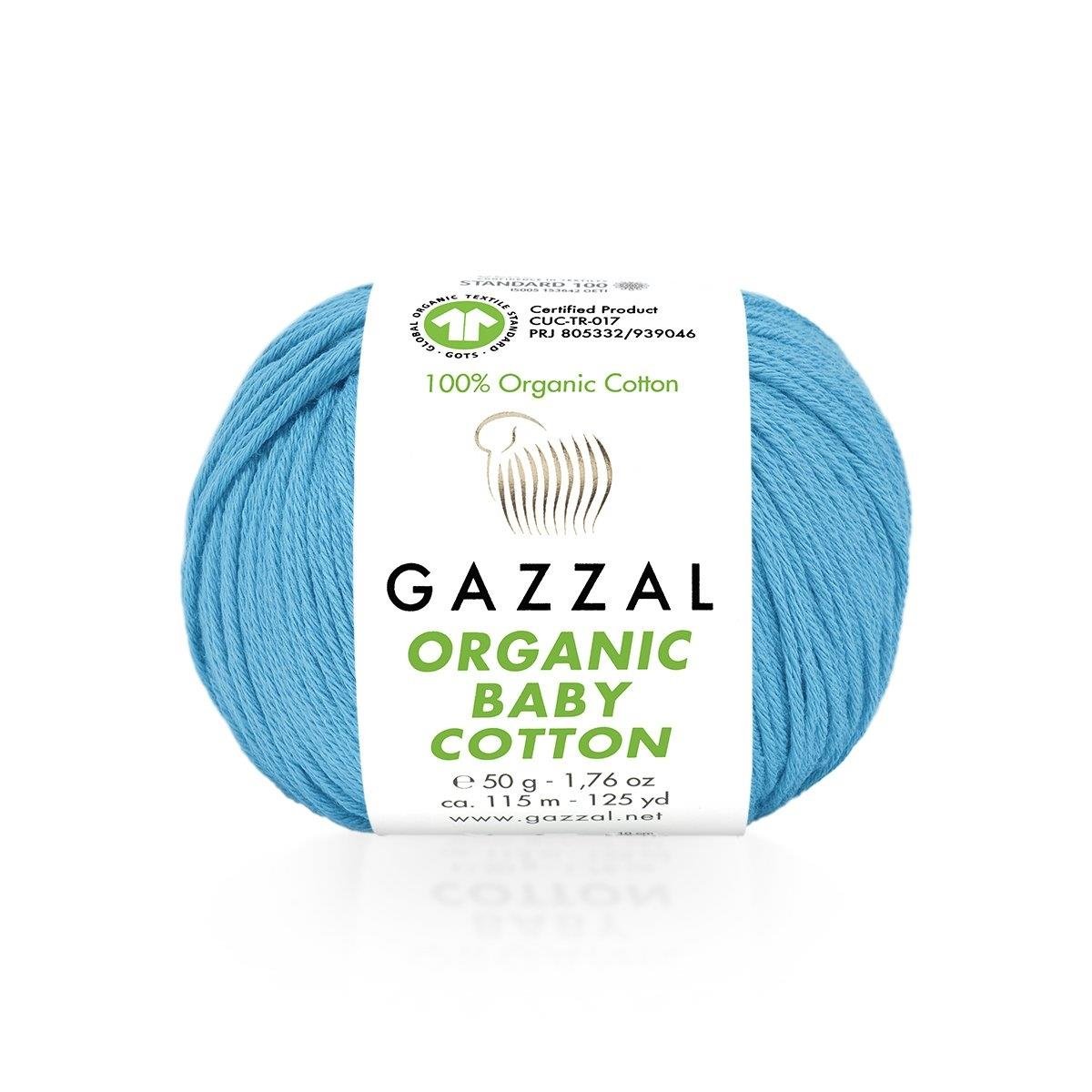 Gazzal Organic Baby Cotton Yarn 50g 424