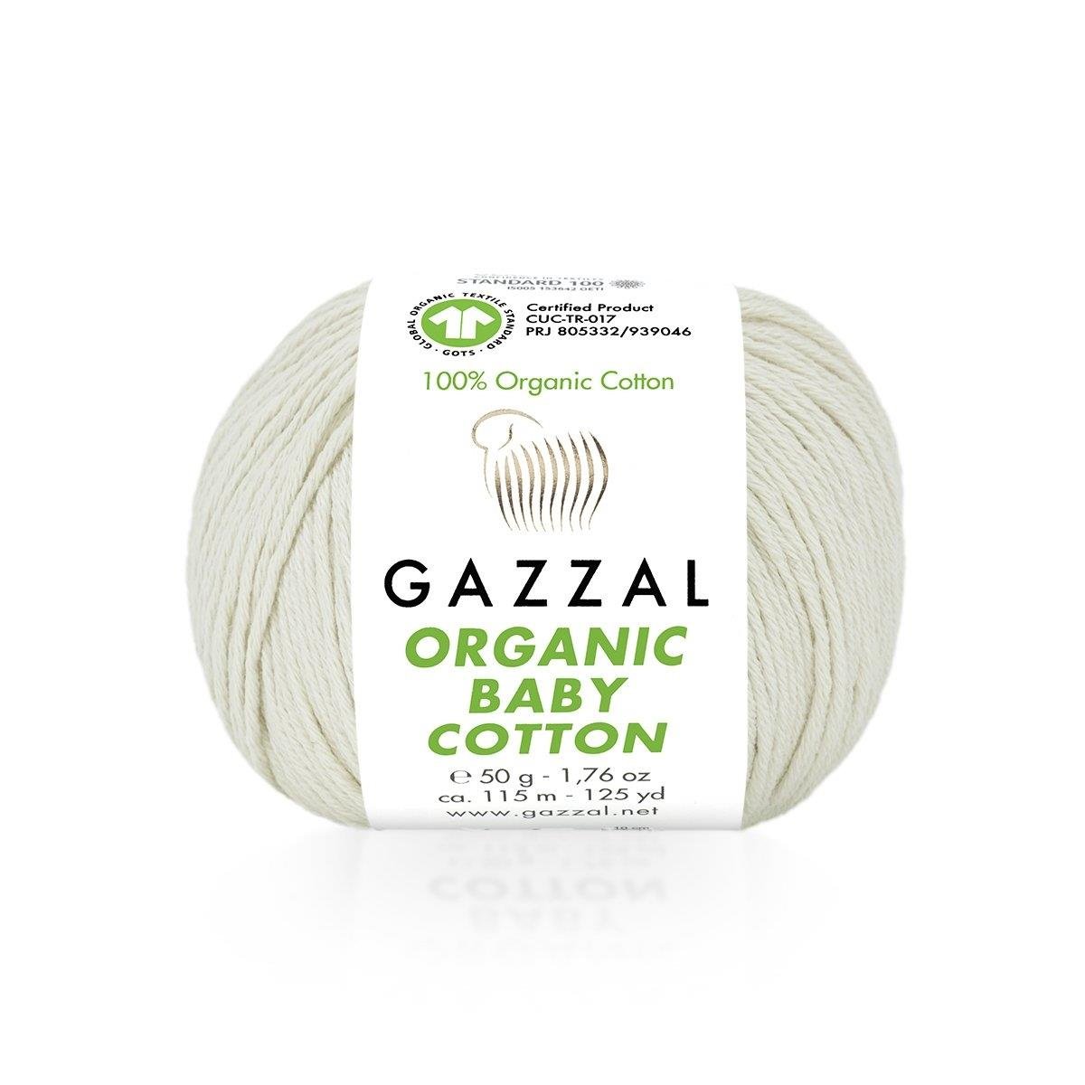 Gazzal Organic Baby Cotton Yarn 50g 436