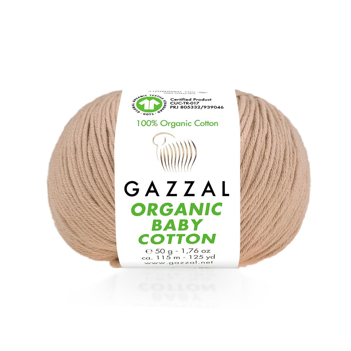 Gazzal Organic Baby Cotton Yarn 50g 441
