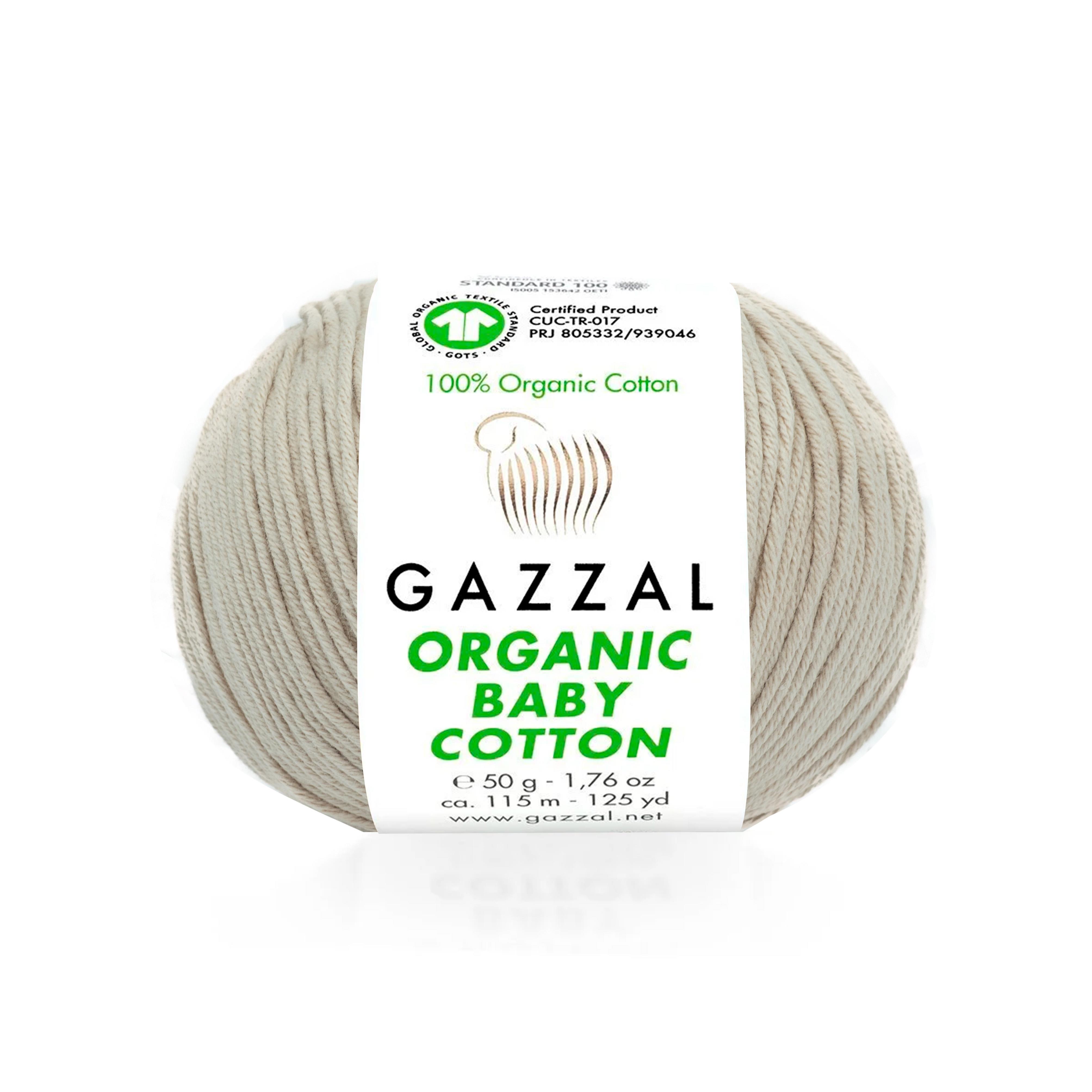 Gazzal Organic Baby Cotton Yarn 50g 444