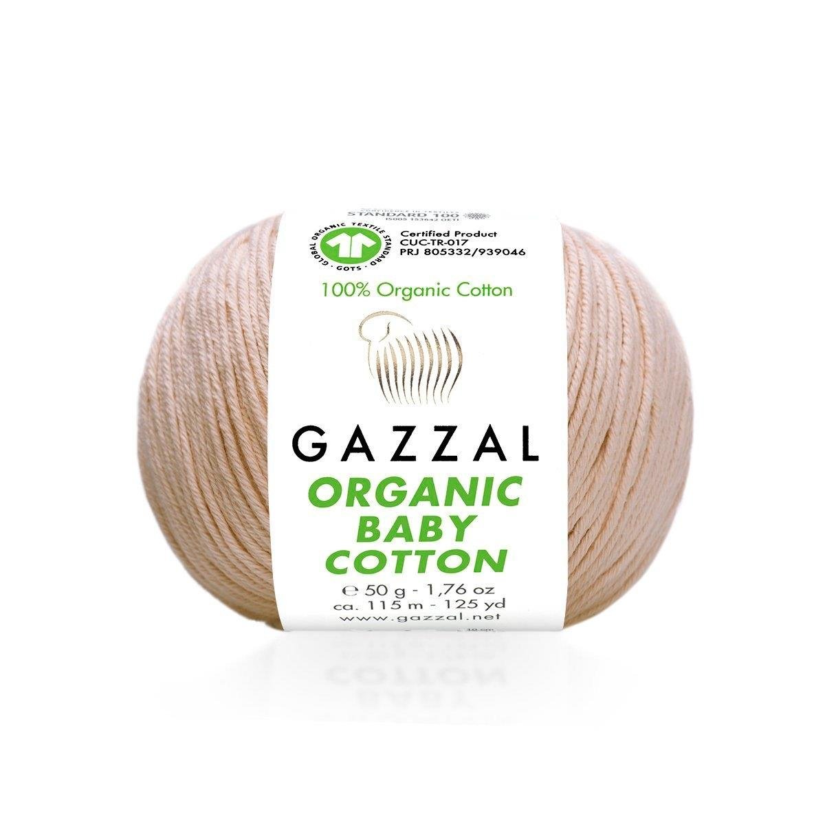 Gazzal Organic Baby Cotton Yarn 50g 442