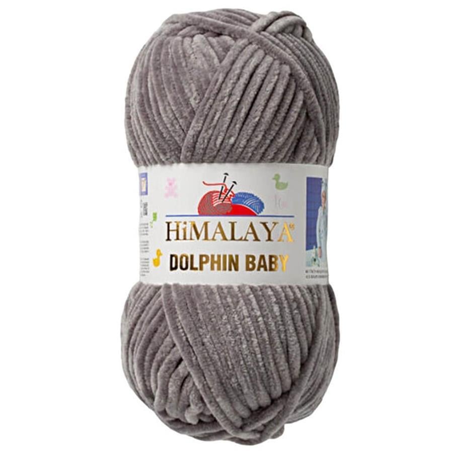 Himalaya Dolphin Baby Chenille Yarn 100g 80320 – Super Soft Velvet Chenille Yarn for Baby Knitting, Amigurumi, Crochet & Plush Projects