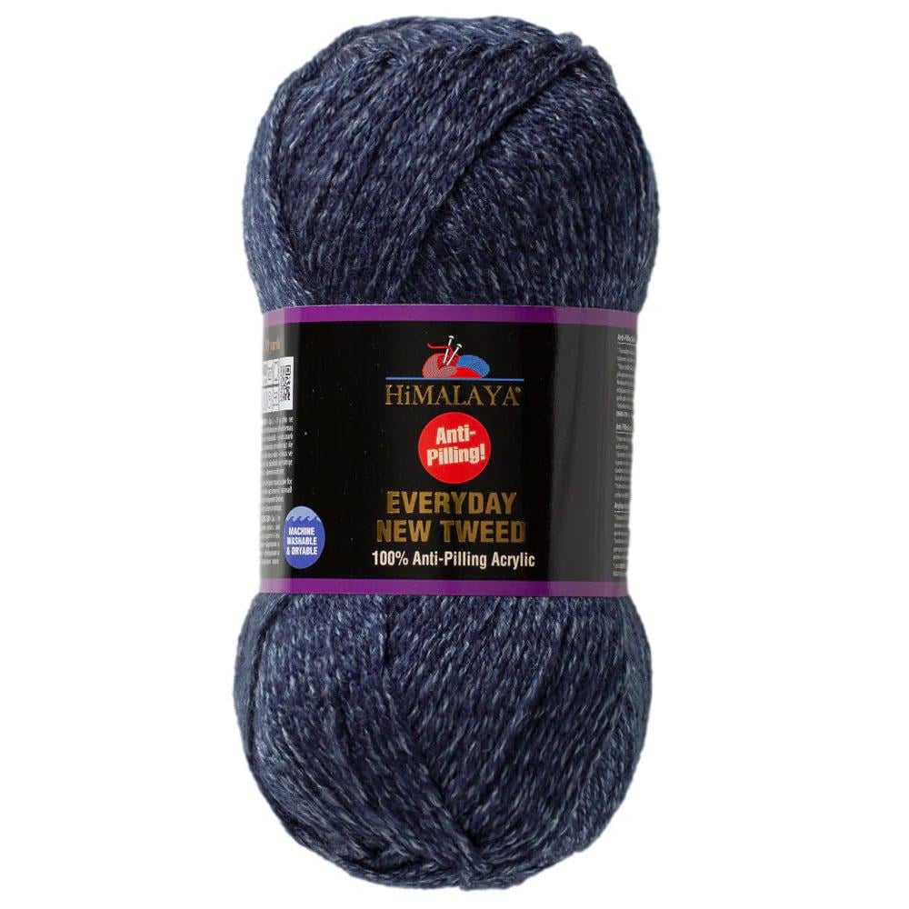 Himalaya Everyday New Tweed Yarn 100g 75109 – Soft Tweed Effect Anti-Pilling Yarn for Knitting & Crochet