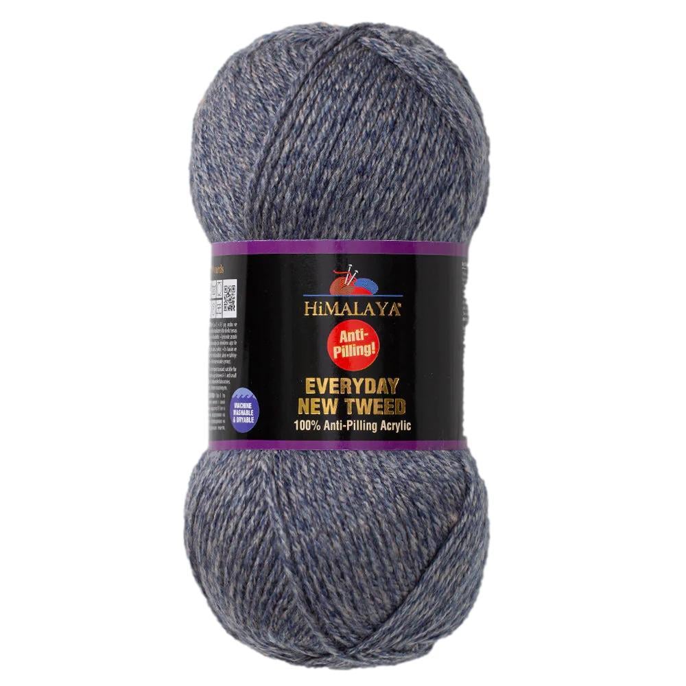 Himalaya Everyday New Tweed Yarn 100g 75121 – Soft Tweed Effect Anti-Pilling Yarn for Knitting & Crochet