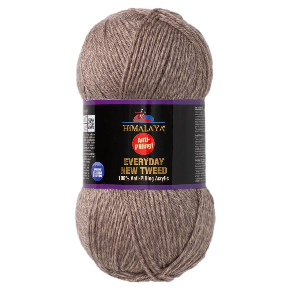 Himalaya Everyday New Tweed Yarn 100g 75105 – Soft Tweed Effect Anti-Pilling Yarn for Knitting & Crochet