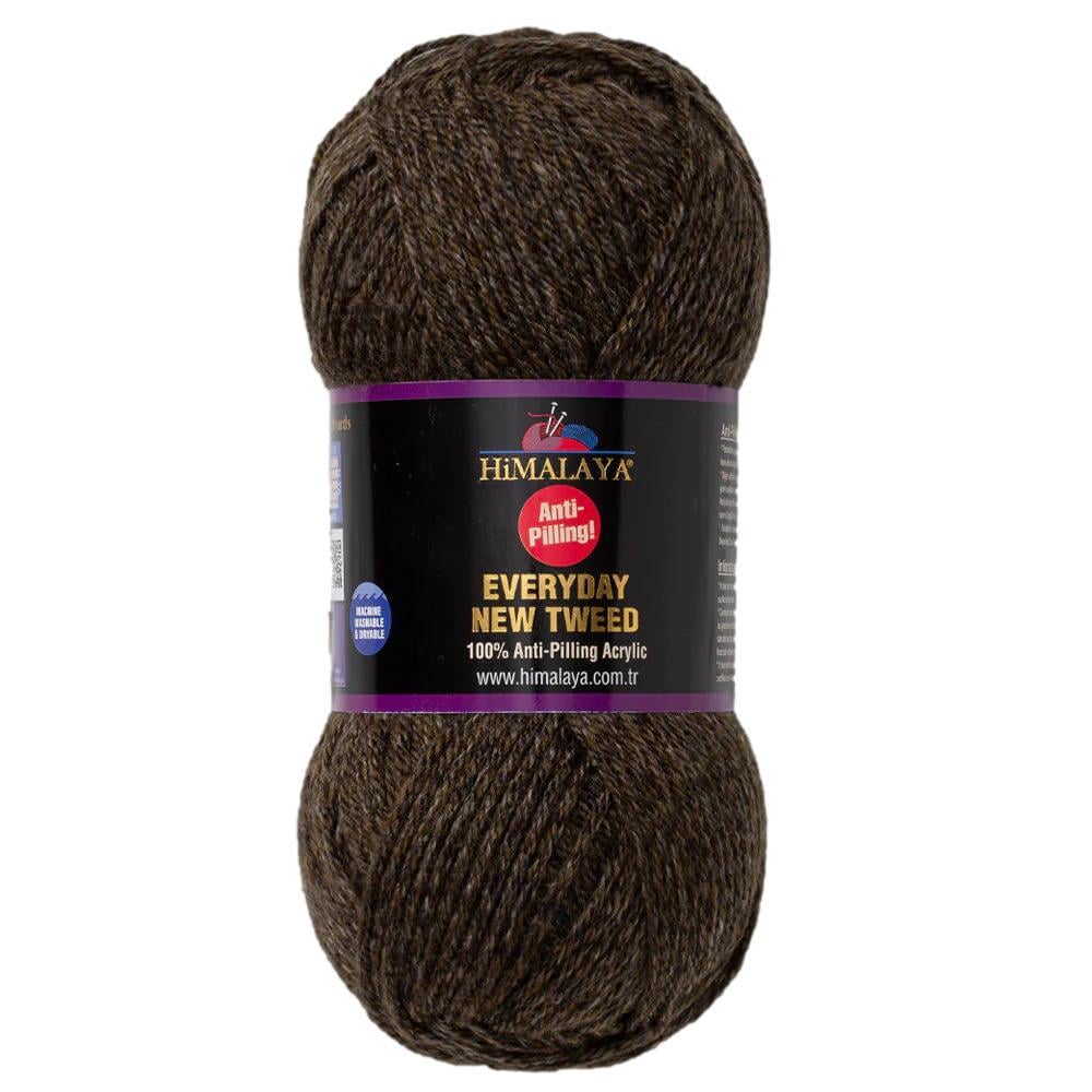 Himalaya Everyday New Tweed Yarn 100g 75122 – Soft Tweed Effect Anti-Pilling Yarn for Knitting & Crochet