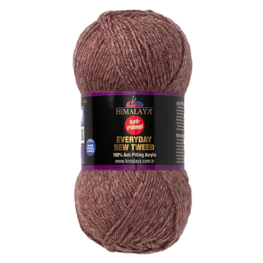 Himalaya Everyday New Tweed Yarn 100g 75120 – Soft Tweed Effect Anti-Pilling Yarn for Knitting & Crochet