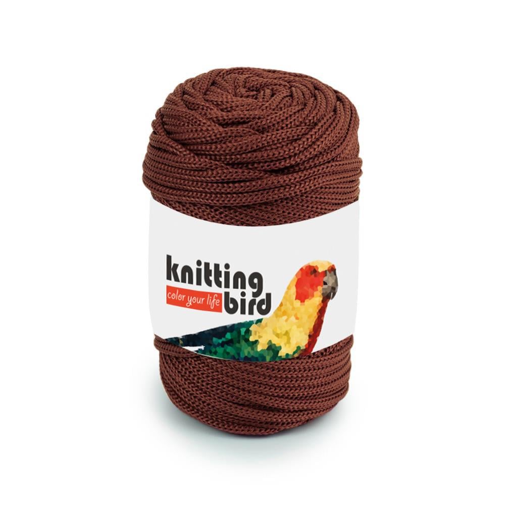 Knitting Bird Polyester Macrame Cord 4mm 250g 18 Tile Red