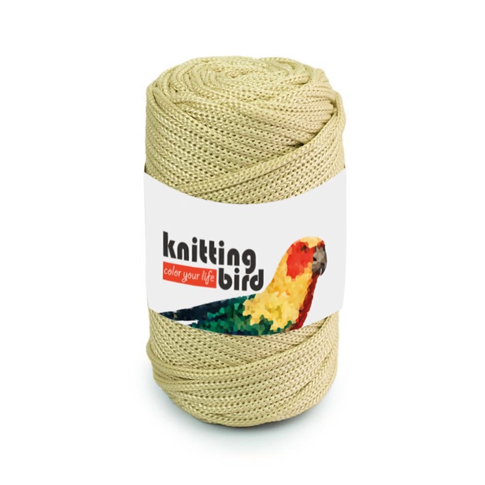 Knitting Bird Polyester Macrame Cord 4mm 250g 15 Soft Yellow