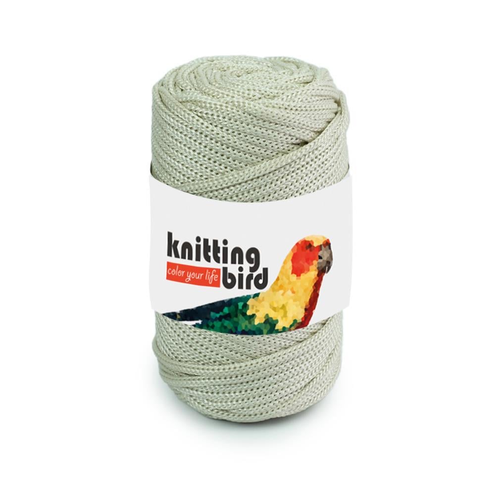 Knitting Bird Polyester Macrame Cord 4mm 250g 2 Candy White