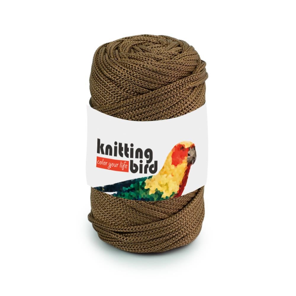 Knitting Bird Polyester Macrame Cord 4mm 250g 5 Brown