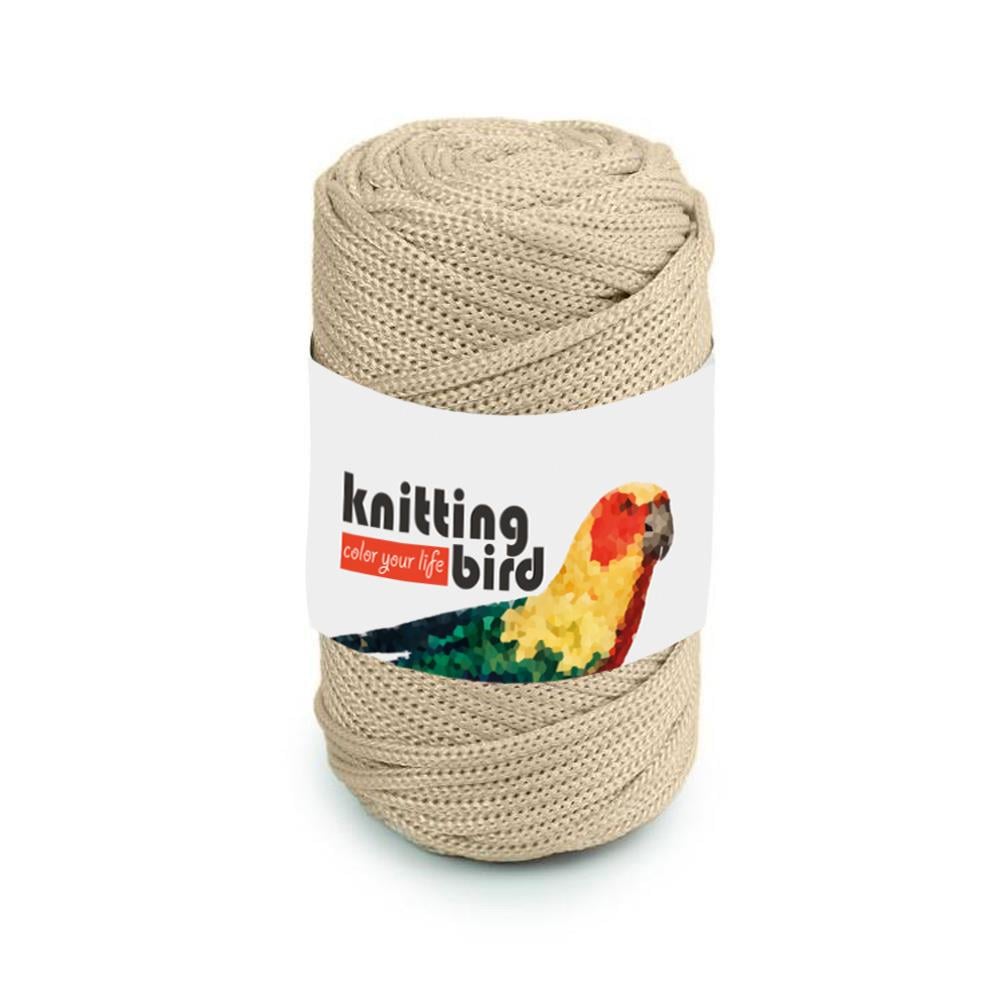 Knitting Bird Polyester Macrame Cord 4mm 250g 6 Beige