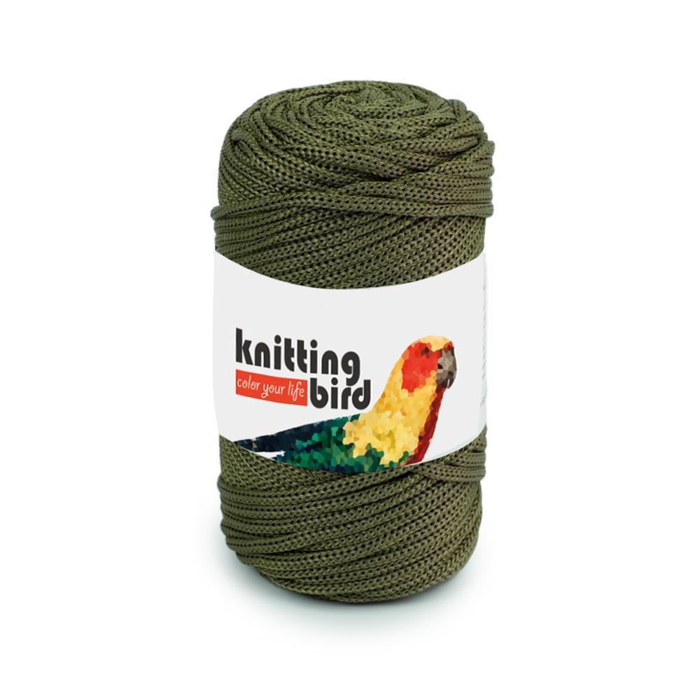 Knitting Bird Polyester Macrame Cord 4mm 250g 9 Khaki