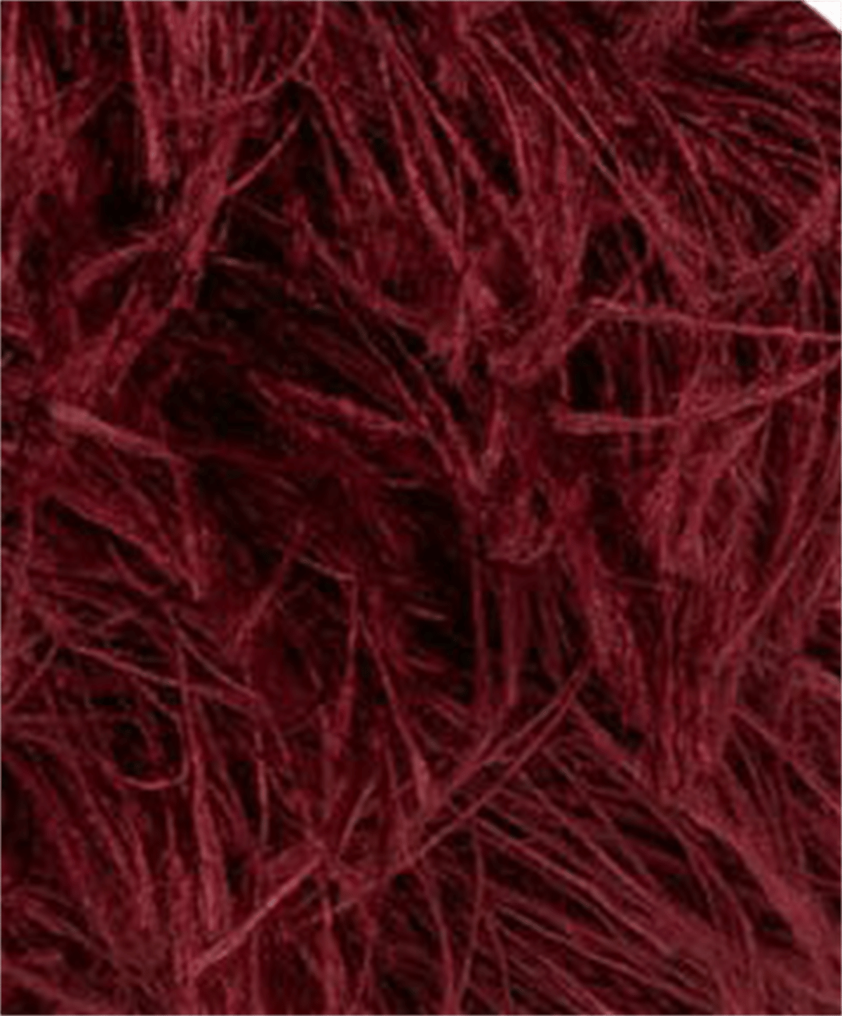 Knittingbird Eyelash Fuzzy Fluffy Yarn Burgundy