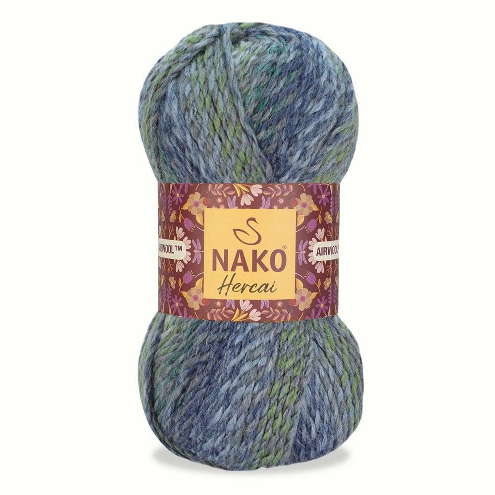 Nako Hercai Yarn 100g 28046 – Multicolor Self-Striping Yarn for Knitting, Crochet, Sweaters & Accessories