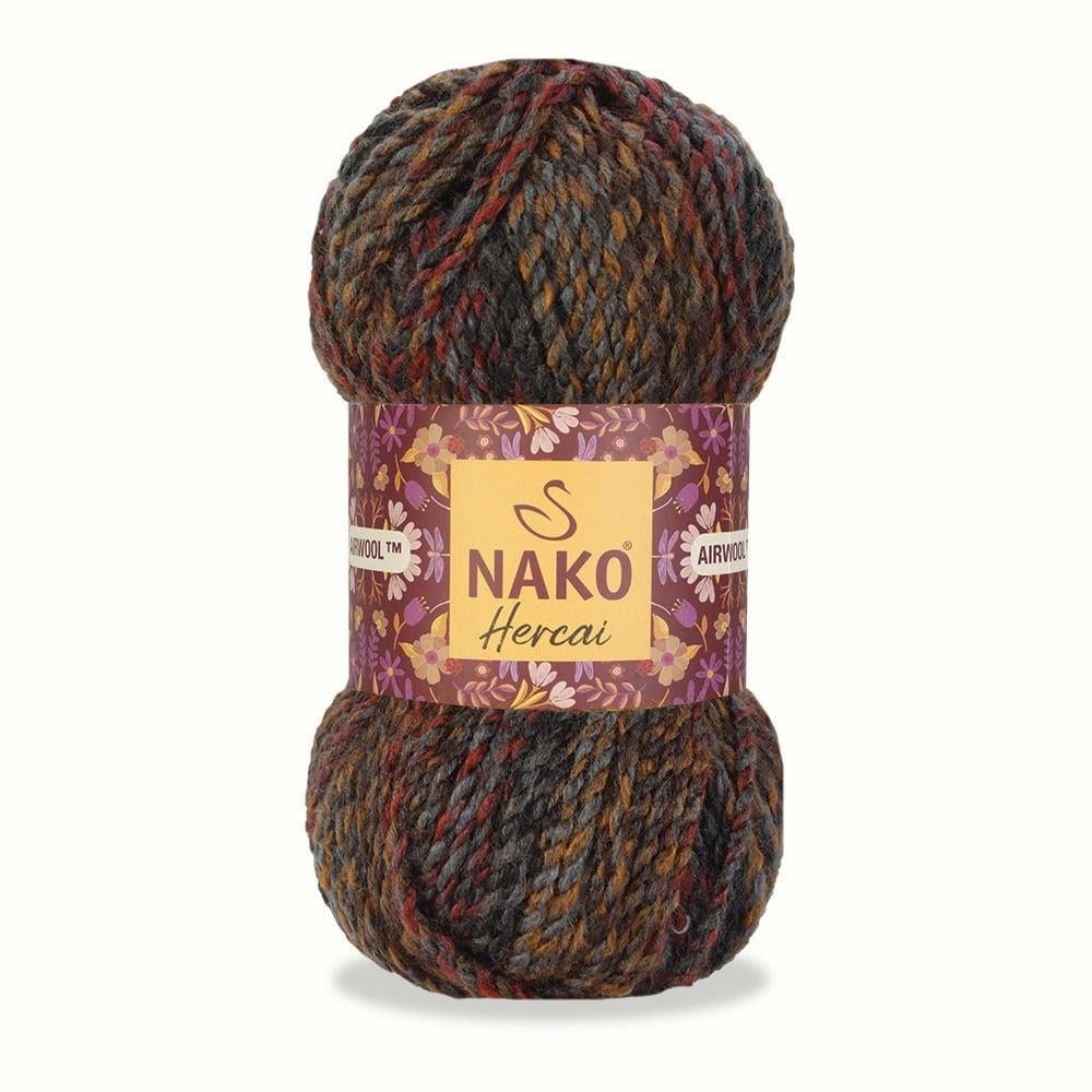 Nako Hercai Yarn 100g 28049 – Multicolor Self-Striping Yarn for Knitting, Crochet, Sweaters & Accessories