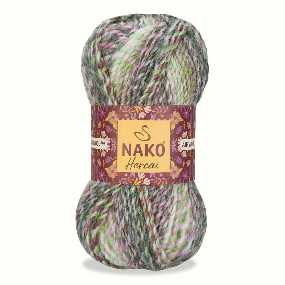 Nako Hercai Yarn 100g 28129 – Multicolor Self-Striping Yarn for Knitting, Crochet, Sweaters & Accessories