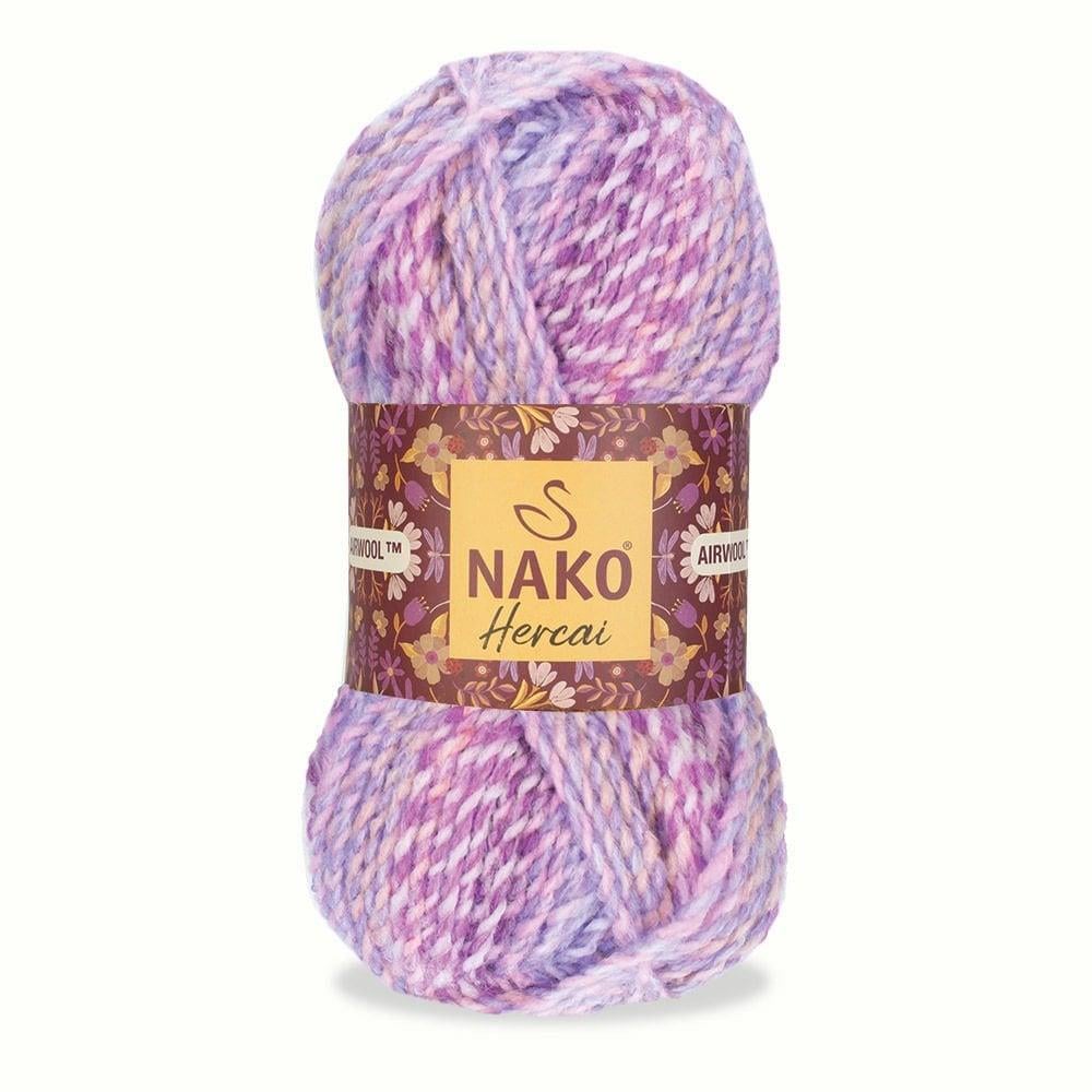 Nako Hercai Yarn 100g 28165 – Multicolor Self-Striping Yarn for Knitting, Crochet, Sweaters & Accessories