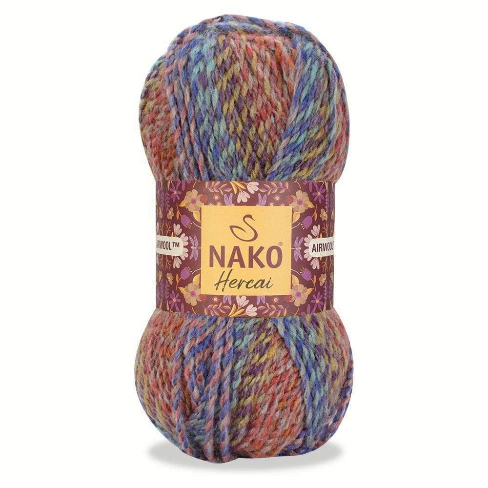 Nako Hercai Yarn 100g 28179 – Multicolor Self-Striping Yarn for Knitting, Crochet, Sweaters & Accessories
