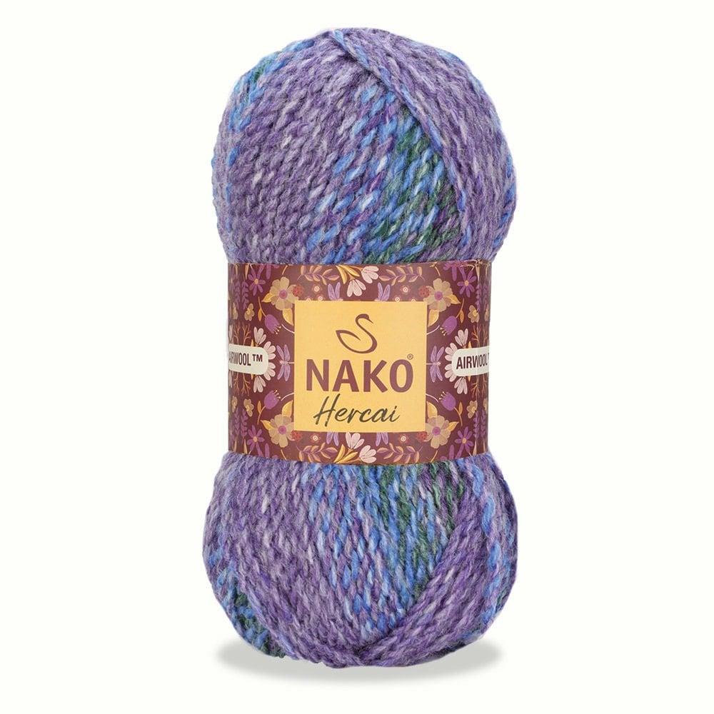 Nako Hercai Yarn 100g 7248 – Multicolor Self-Striping Yarn for Knitting, Crochet, Sweaters & Accessories
