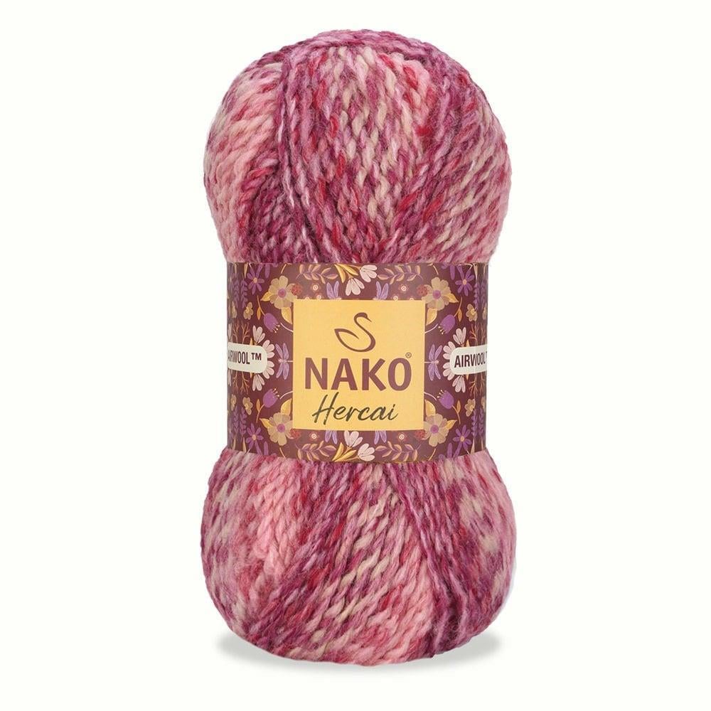 Nako Hercai Yarn 100g 7318 – Multicolor Self-Striping Yarn for Knitting, Crochet, Sweaters & Accessories