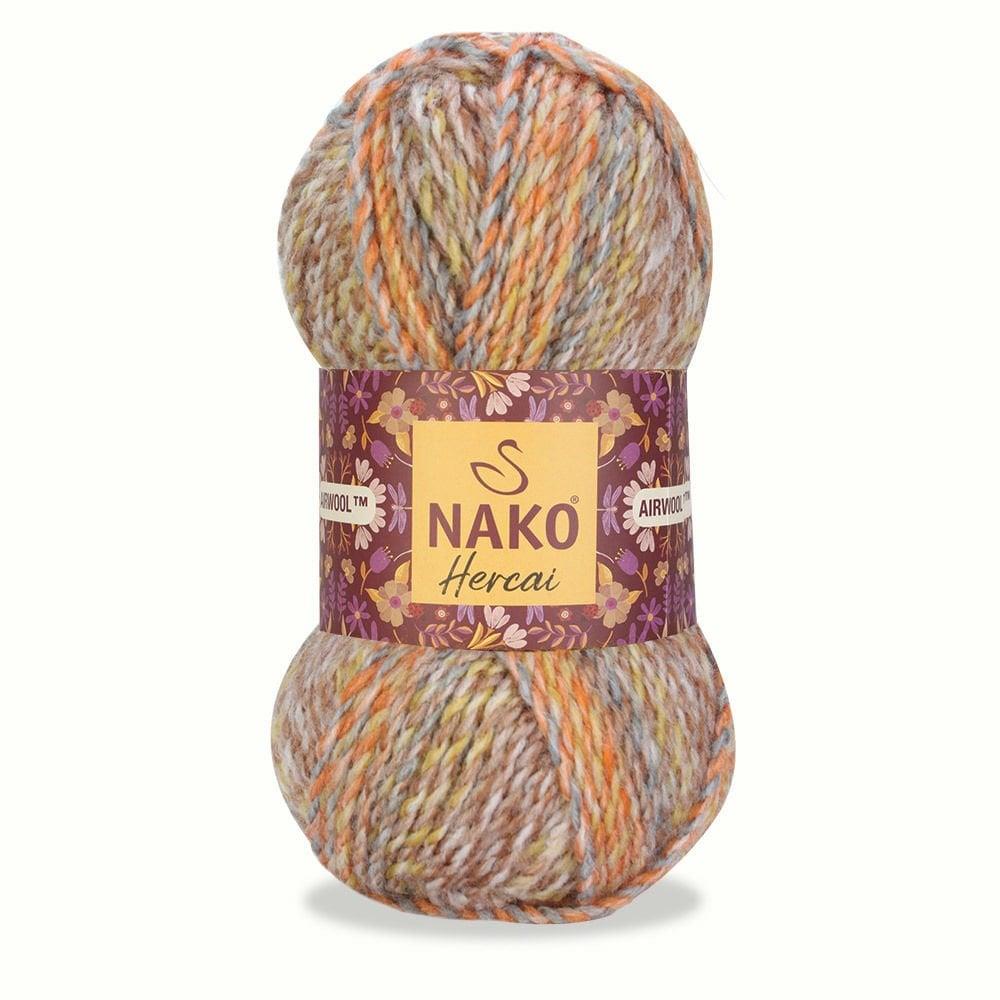 Nako Hercai Yarn 100g 76035 – Multicolor Self-Striping Yarn for Knitting, Crochet, Sweaters & Accessories