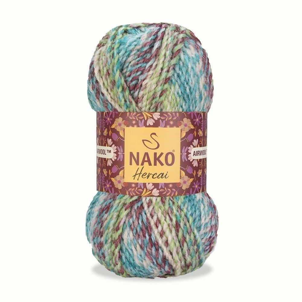 Nako Hercai Yarn 100g 76037 – Multicolor Self-Striping Yarn for Knitting, Crochet, Sweaters & Accessories