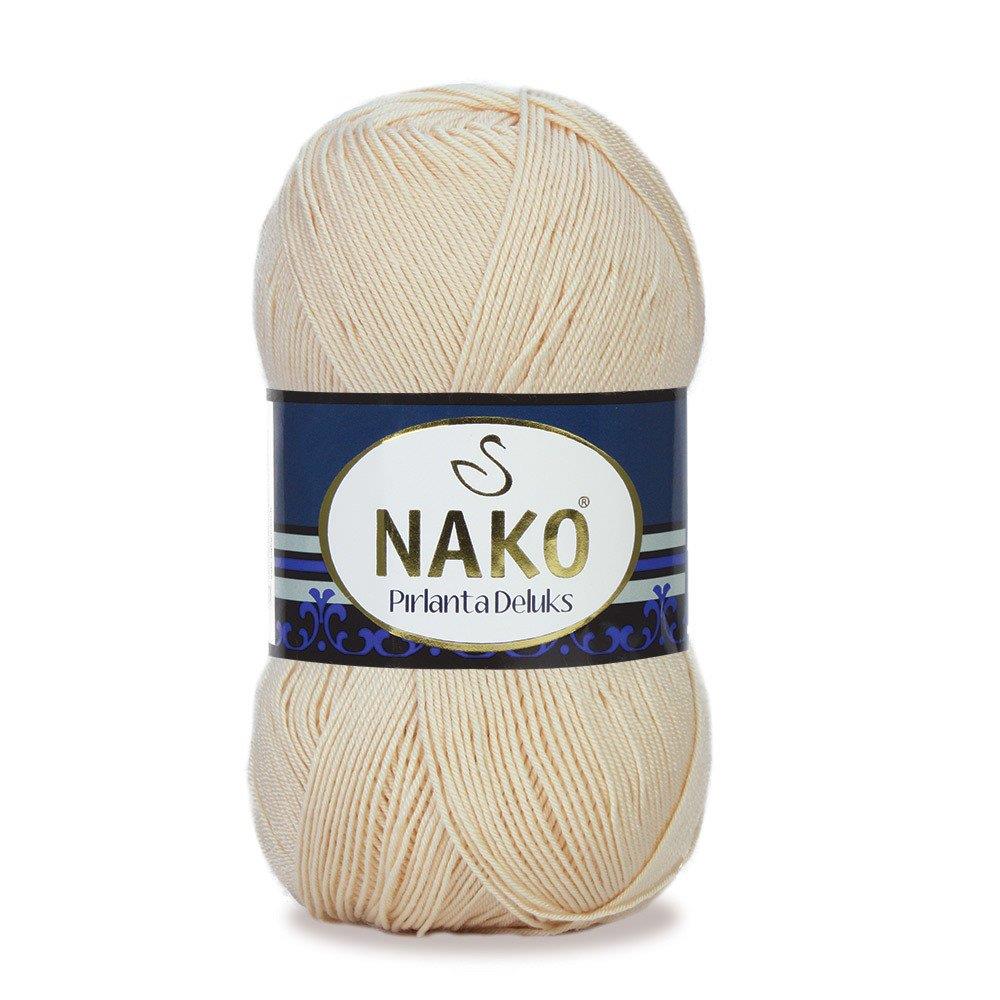 Nako Pırlanta Delüks Yarn 100g 00208 – Soft Acrylic Knitting & Crochet Yarn for Sweaters, Shawls, Accessories