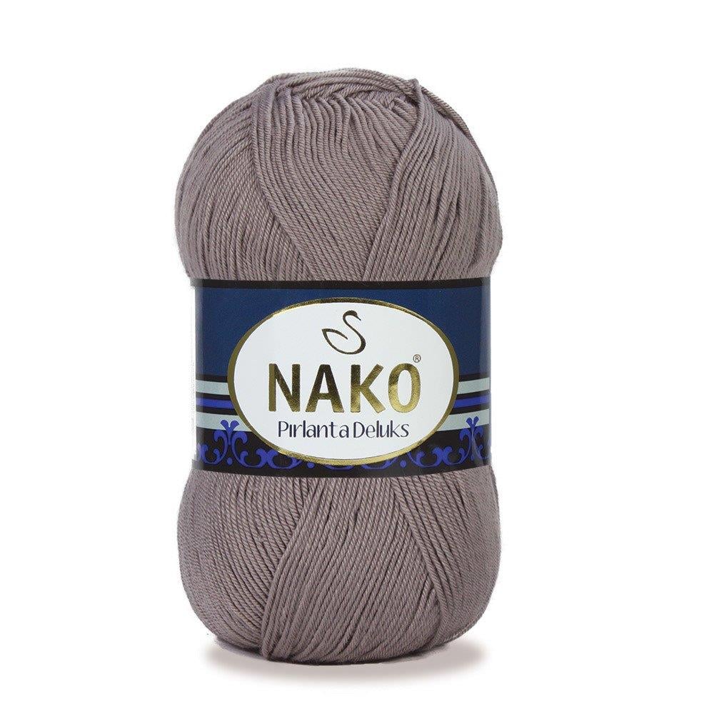 Nako Pırlanta Delüks Yarn 100g 02000 – Soft Acrylic Knitting & Crochet Yarn for Sweaters, Shawls, Accessories