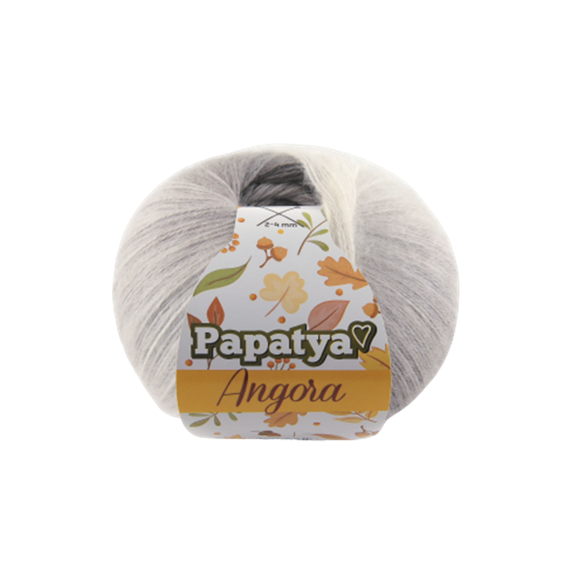 Papatya Angora Batik Yarn – Multicolor Ombre Wool Blend Yarn for Knitting & Crochet 100g