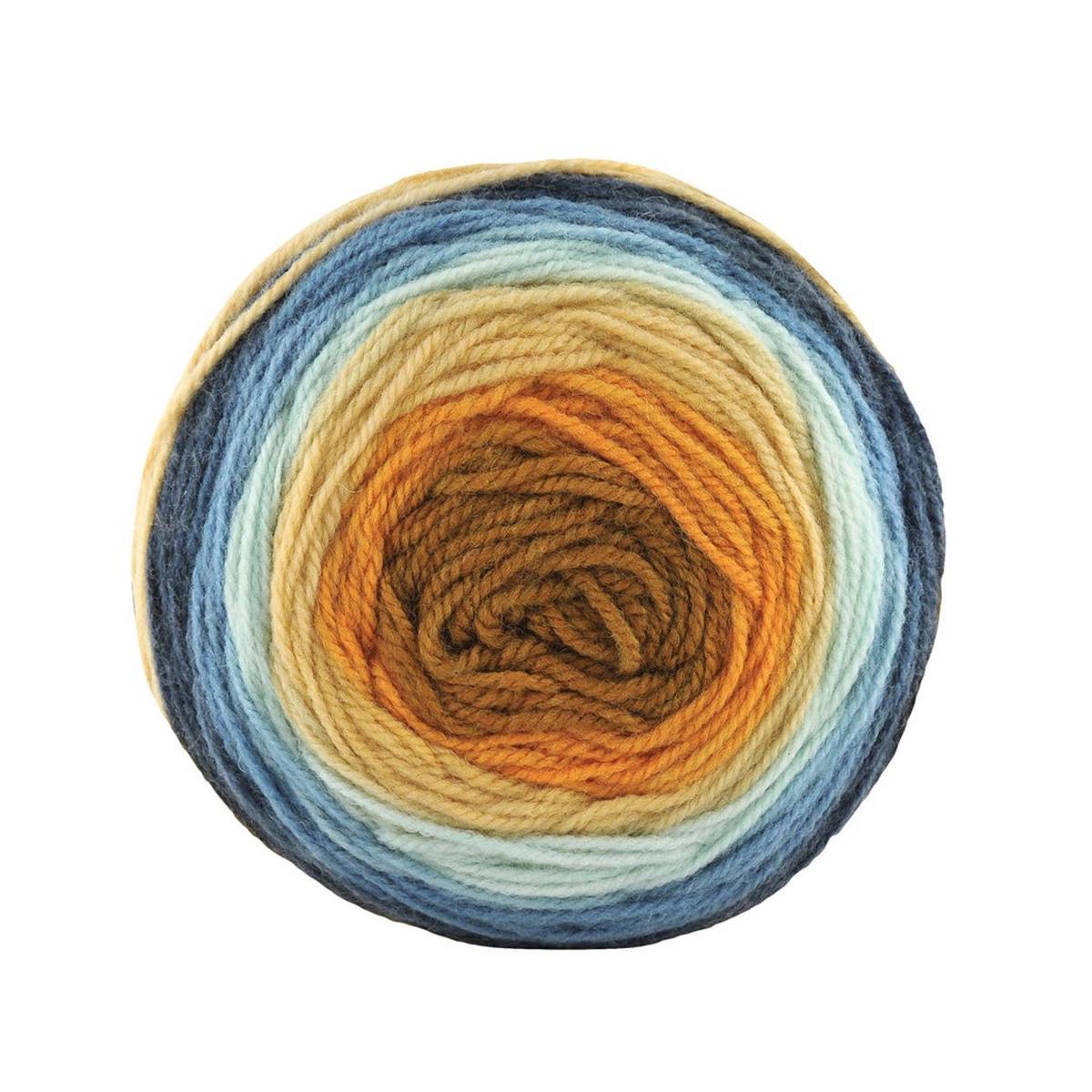 Papatya Cake Yarn 150g 235 – Self Striping Acrylic Cake Yarn for Knitting & Crochet Projects