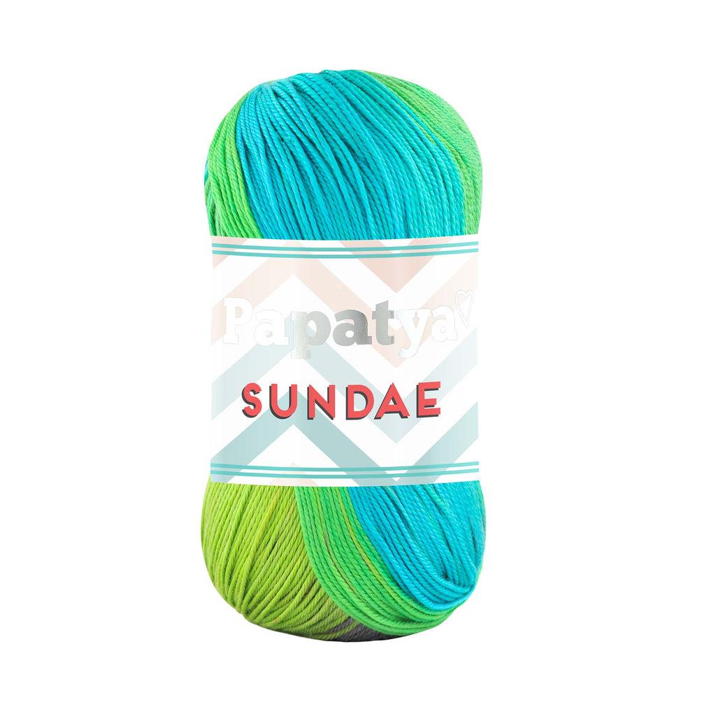 Papatya Sundae Yarn 100g 05 – Soft Plush Yarn for Blankets, Baby Projects & Cozy Crochet