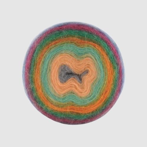 Soft & Colorful Angora Cake Yarn – 150g | Perfect for Cozy Knit Projects
