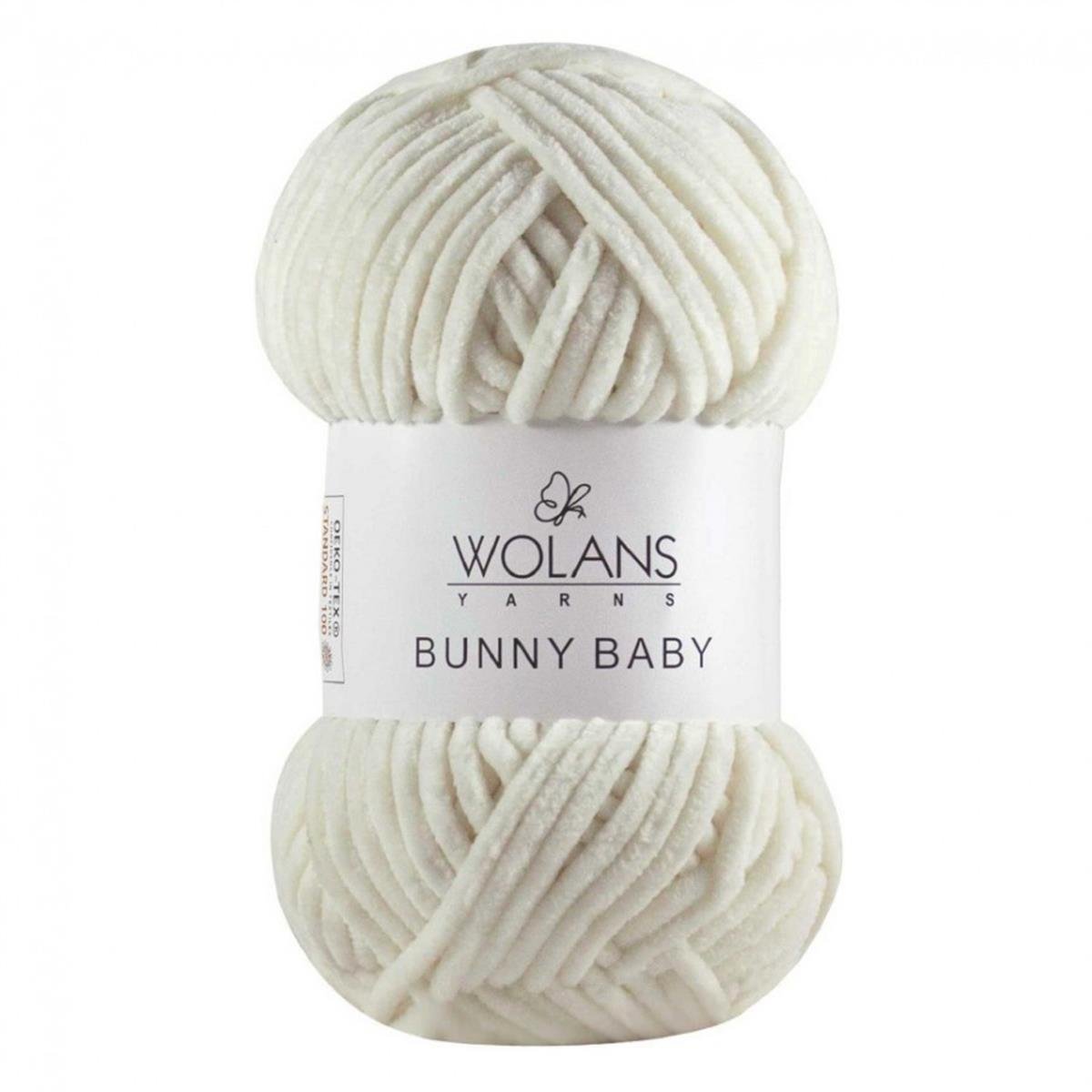 Wolans Bunny Baby Chenille Velvet Yarn 34 Dark Powder