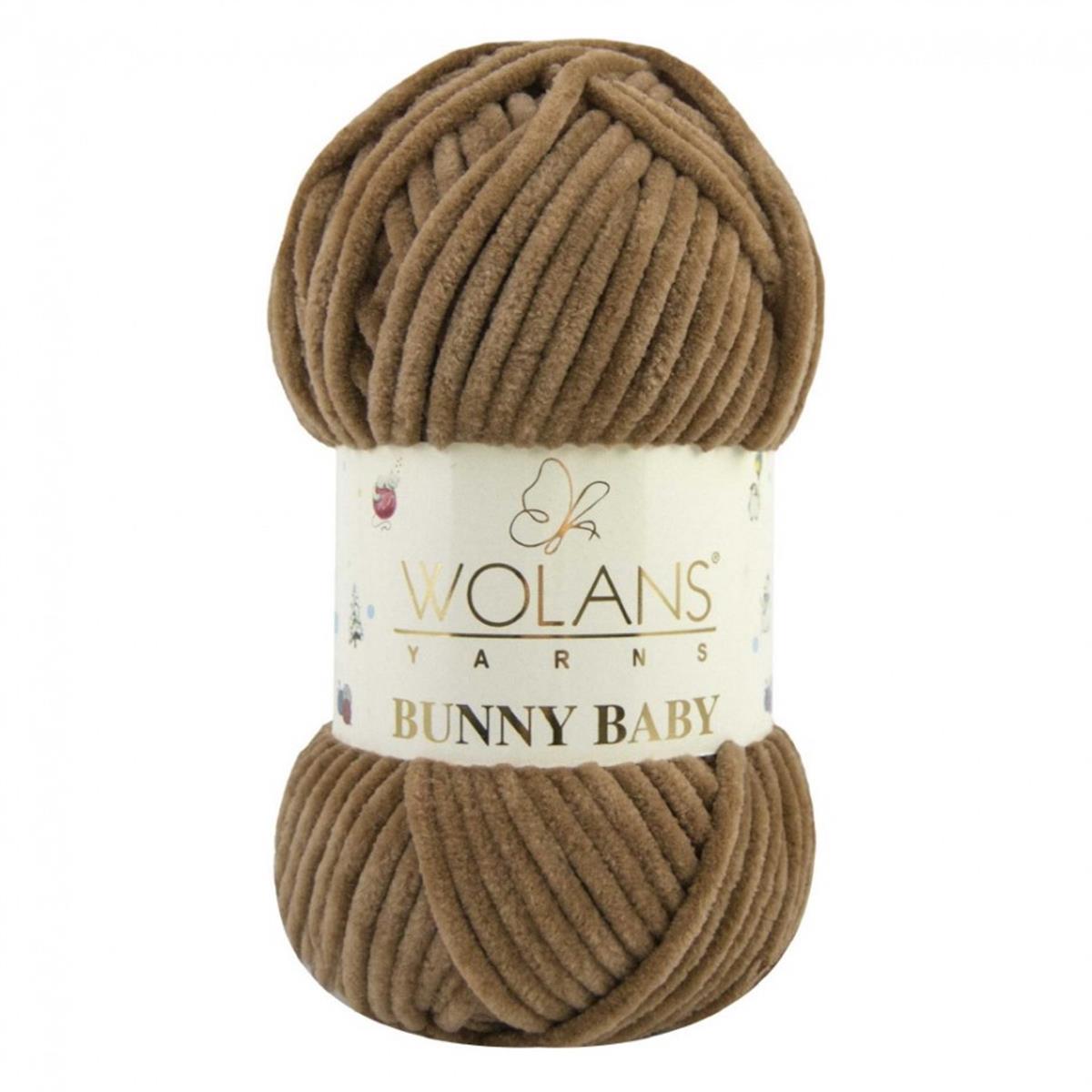 Wolans Bunny Baby Chenille Velvet Yarn 41 Peanut