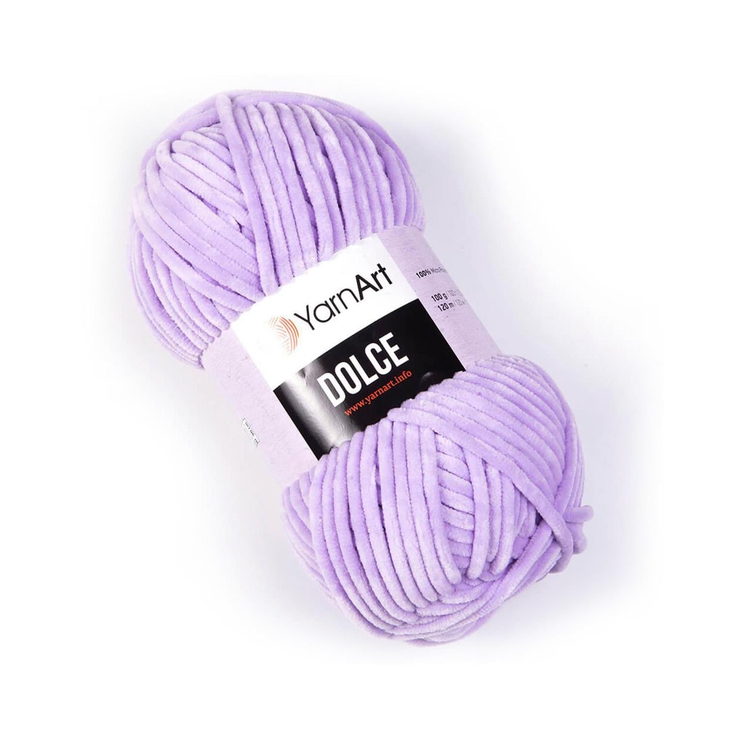 YarnArt Dolce Chenille Yarn 100g 744 – Super Soft Velvet Yarn for Amigurumi, Baby & Blanket Projects