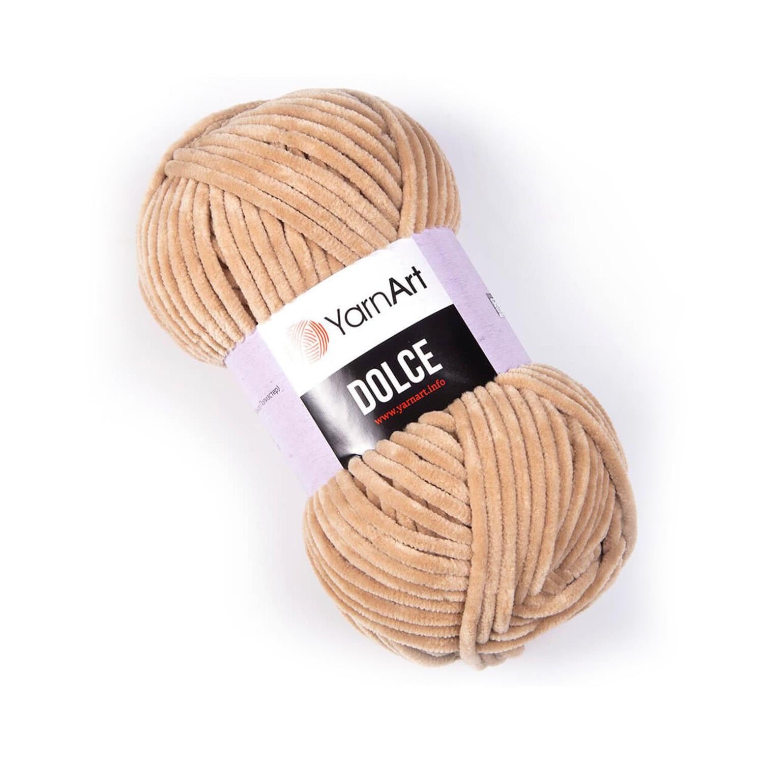 YarnArt Dolce Chenille Yarn 100g 747 – Super Soft Velvet Yarn for Amigurumi, Baby & Blanket Projects
