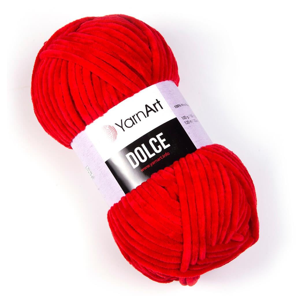 YarnArt Dolce Chenille Yarn 100g 748 – Super Soft Velvet Yarn for Amigurumi, Baby & Blanket Projects