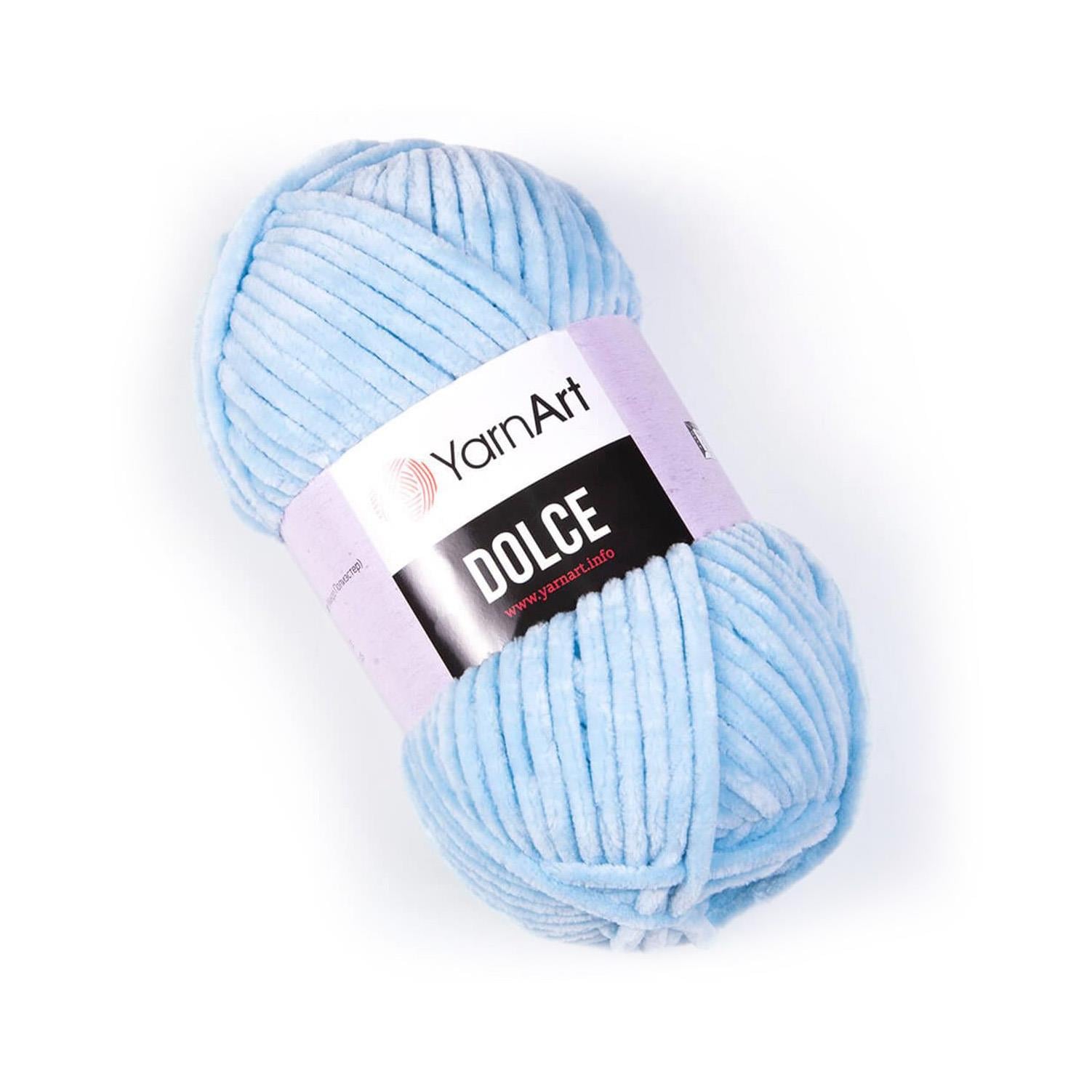 YarnArt Dolce Chenille Yarn 100g 749 – Super Soft Velvet Yarn for Amigurumi, Baby & Blanket Projects