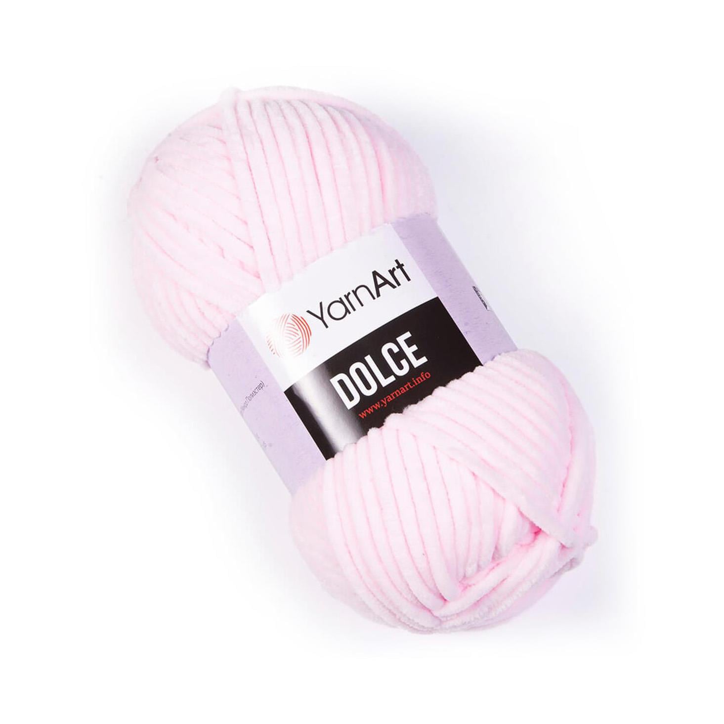 YarnArt Dolce Chenille Yarn 100g 750 – Super Soft Velvet Yarn for Amigurumi, Baby & Blanket Projects