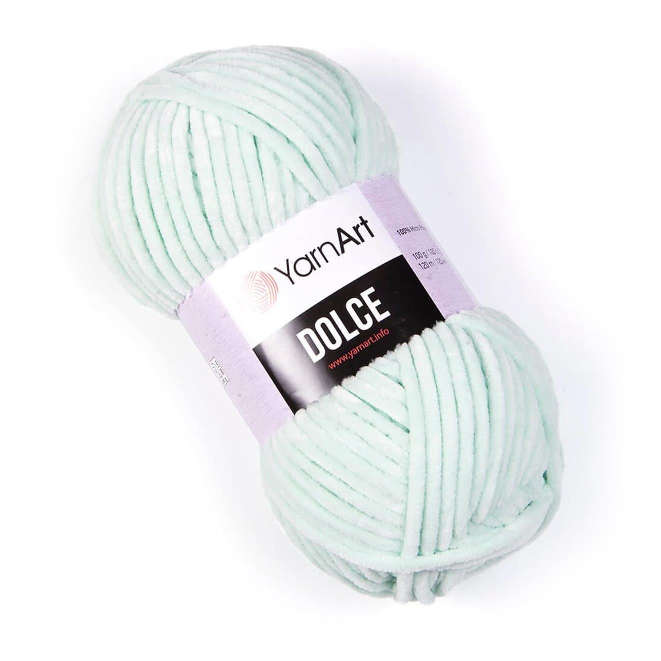 YarnArt Dolce Chenille Yarn 100g 753 – Super Soft Velvet Yarn for Amigurumi, Baby & Blanket Projects