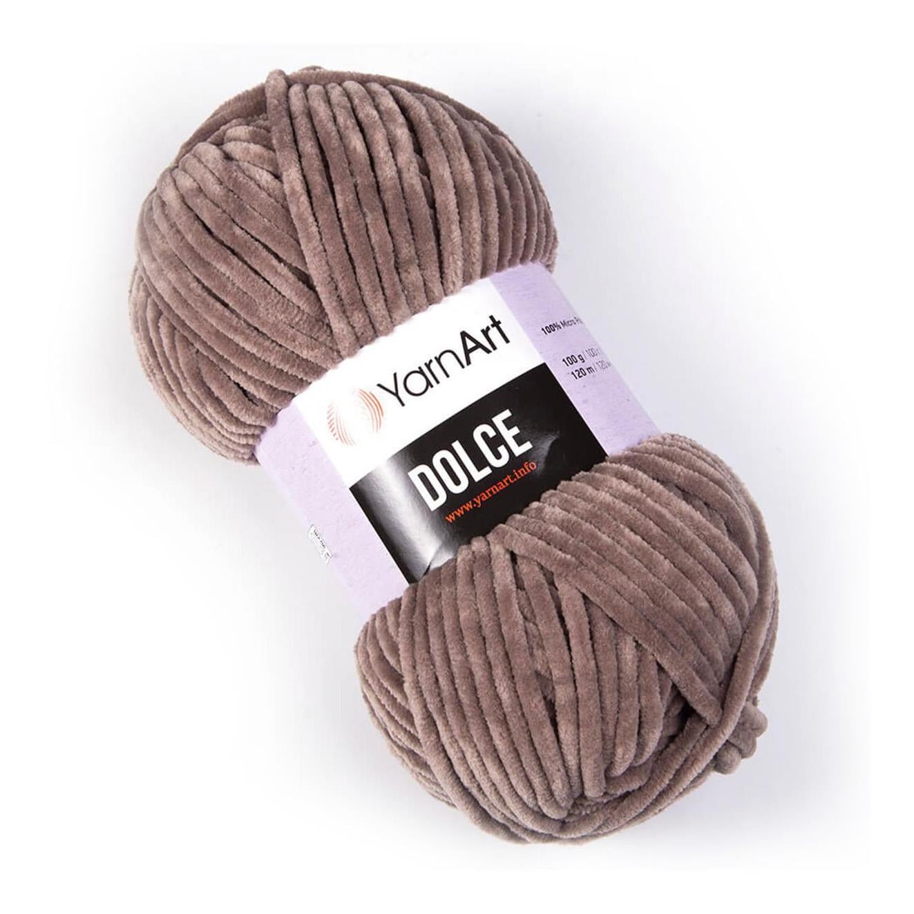 YarnArt Dolce Chenille Yarn 100g 754 – Super Soft Velvet Yarn for Amigurumi, Baby & Blanket Projects