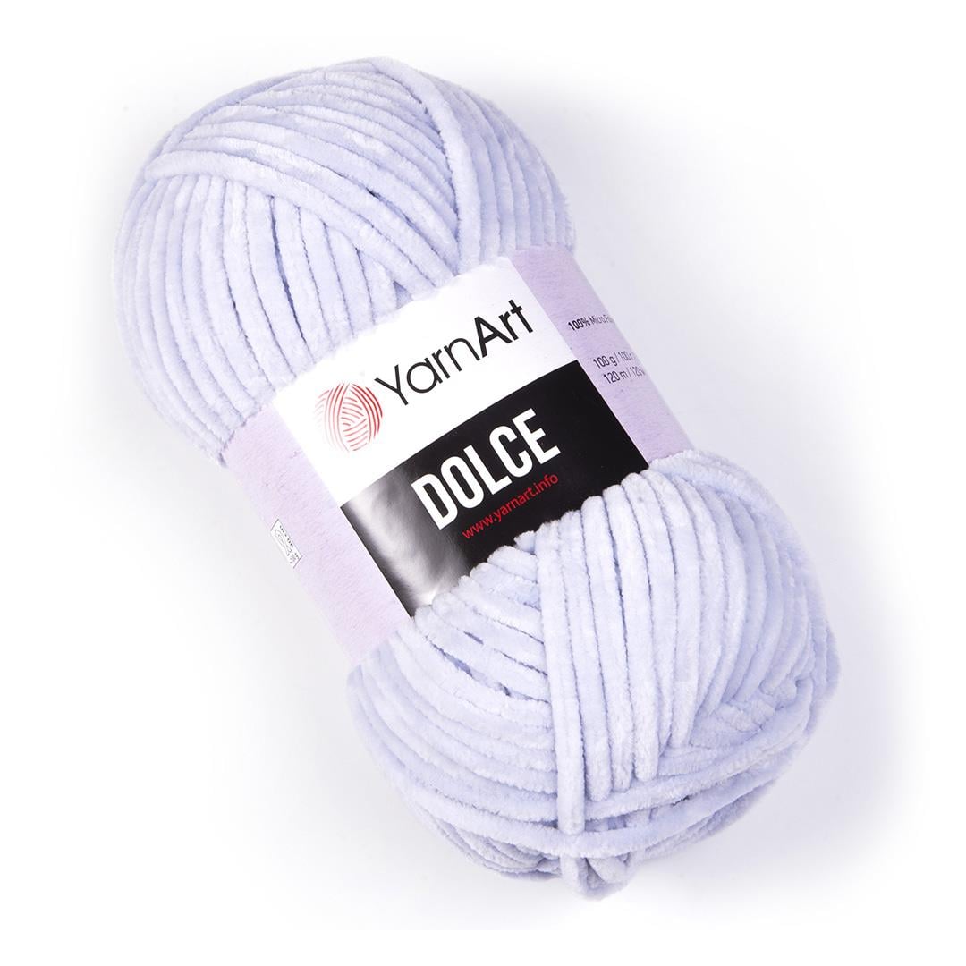 YarnArt Dolce Chenille Yarn 100g 766 – Super Soft Velvet Yarn for Amigurumi, Baby & Blanket Projects