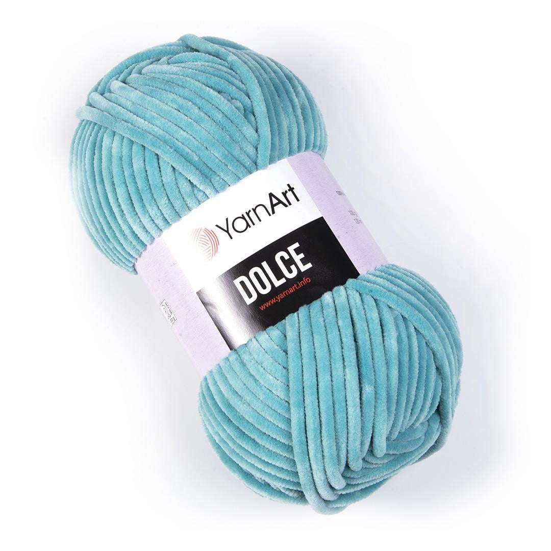 YarnArt Dolce Chenille Yarn 100g 770 – Super Soft Velvet Yarn for Amigurumi, Baby & Blanket Projects
