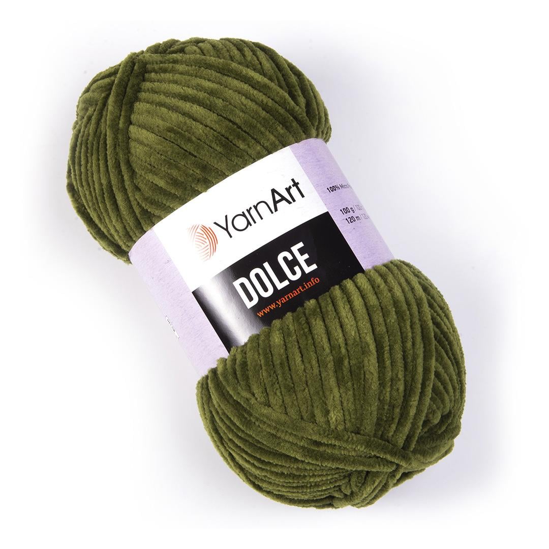 YarnArt Dolce Chenille Yarn 100g 772 – Super Soft Velvet Yarn for Amigurumi, Baby & Blanket Projects