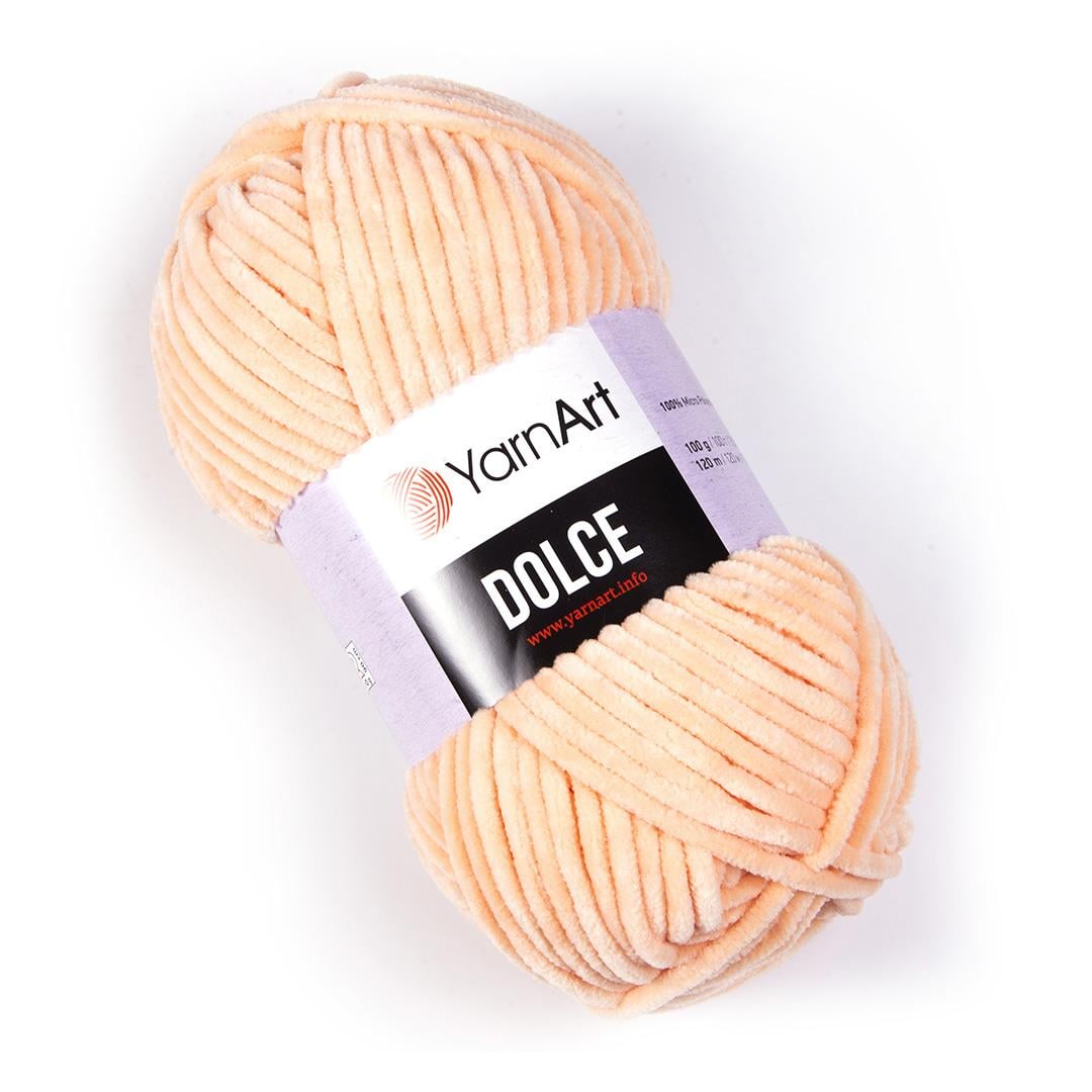 YarnArt Dolce Chenille Yarn 100g 773 – Super Soft Velvet Yarn for Amigurumi, Baby & Blanket Projects