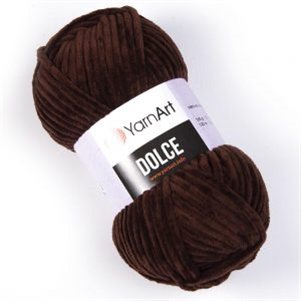 YarnArt Dolce Chenille Yarn 100g 775 – Super Soft Velvet Yarn for Amigurumi, Baby & Blanket Projects