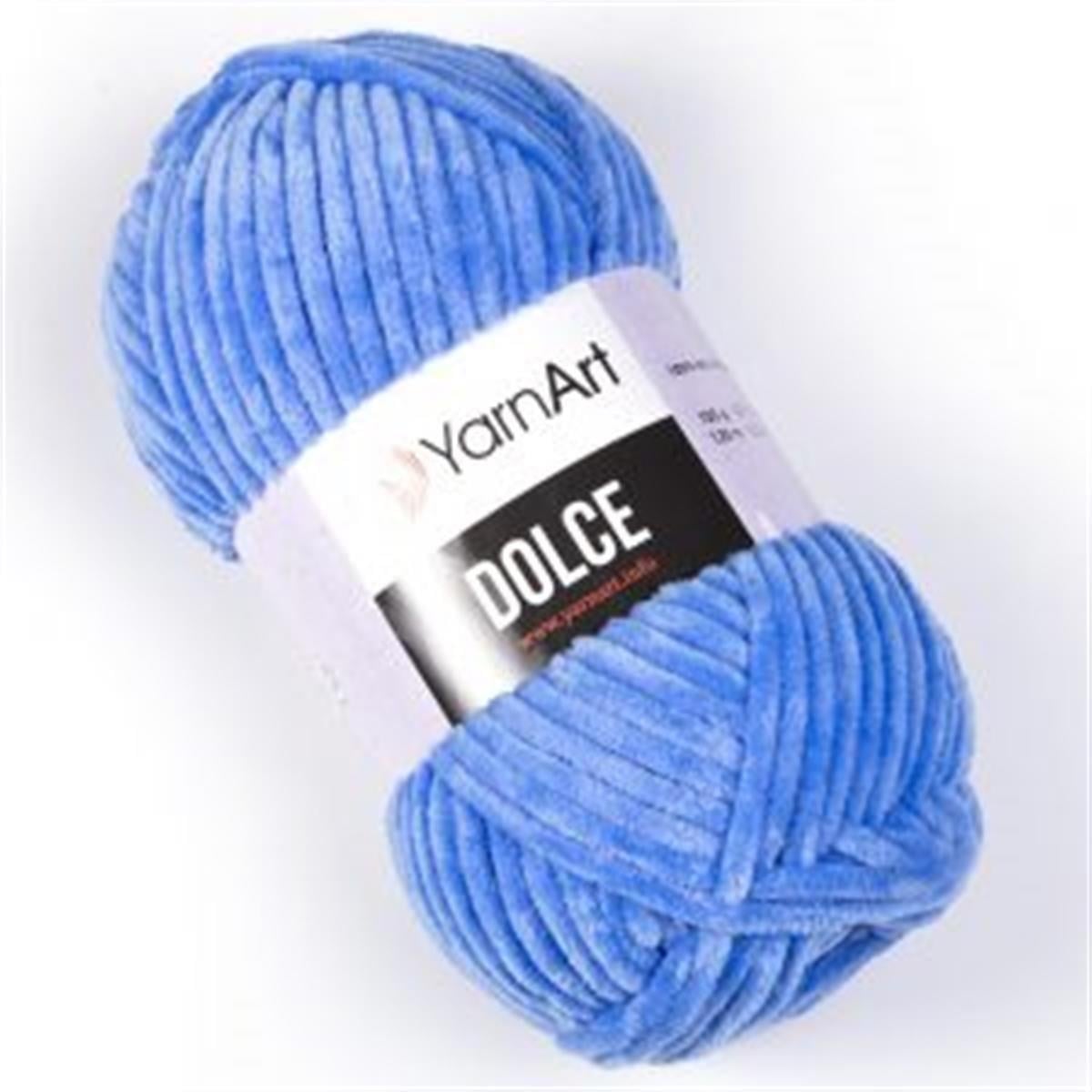 YarnArt Dolce Chenille Yarn 100g 777 – Super Soft Velvet Yarn for Amigurumi, Baby & Blanket Projects