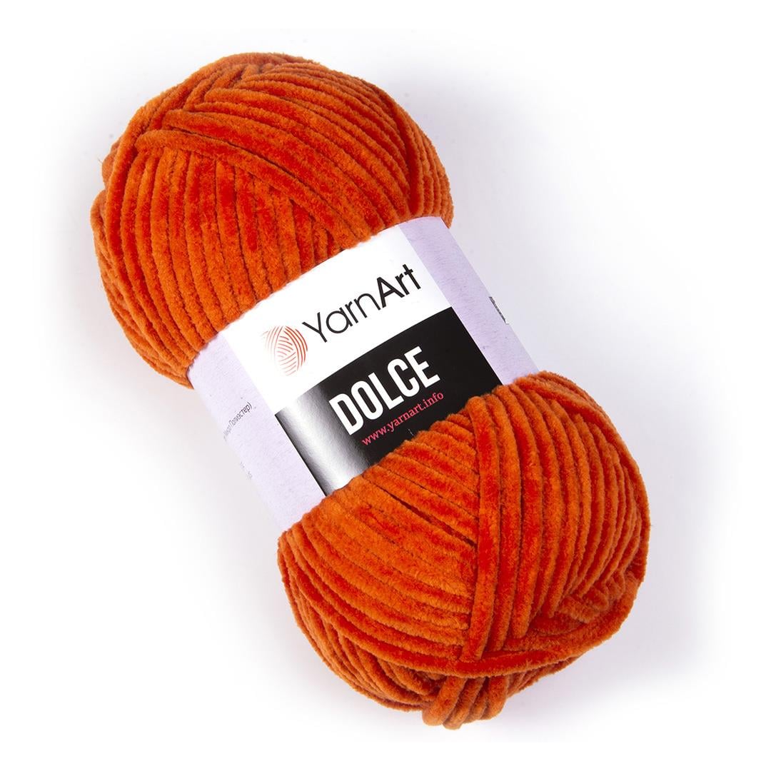 YarnArt Dolce Chenille Yarn 100g 778 – Super Soft Velvet Yarn for Amigurumi, Baby & Blanket Projects